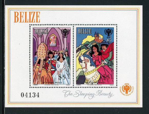 Belize Scott #521 MNH S/S Int'l Year of the Child IYC CV$29+ 384316