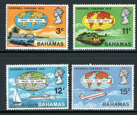 Bahamas Scott #303-306 MNH Worldwide Travel CV$6+ 409932 ISH