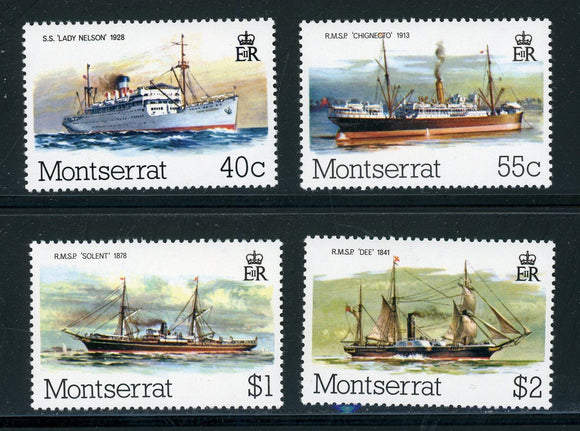 Montserrat Scott #428-431 MNH Ships and Boats CV$2+ 417480