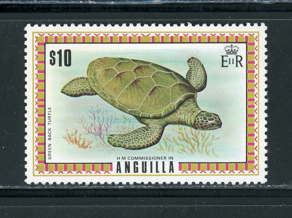 Anguilla Scott #160 MNH Green-back Turtle HIVAL CV$17+ 430213