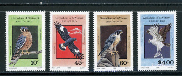 St. Vincent Grenadines Scott #560-563 MLH Birds FAUNA CV$12+ 439555