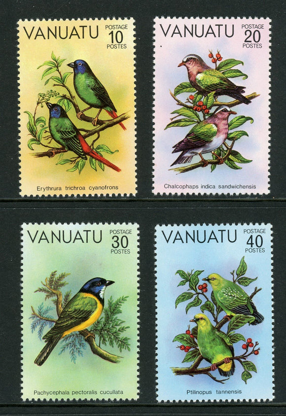 Vanuatu Scott #300-303 MH Birds FAUNA CV$5+ 439597