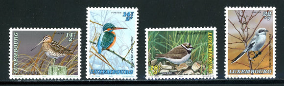 Luxembourg Scott #B387-B390 MNH Birds FAUNA CV$8+ 439627