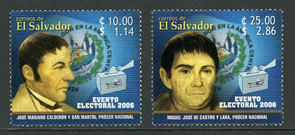 Salvador Scott #1639-1640 MNH 2006 Elections CV$12+