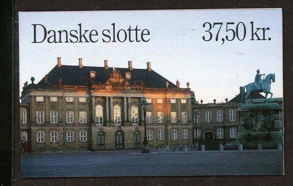 Denmark Scott #1001 MNH BOOKLET COMPLETE Castles 3.75k CV$17+