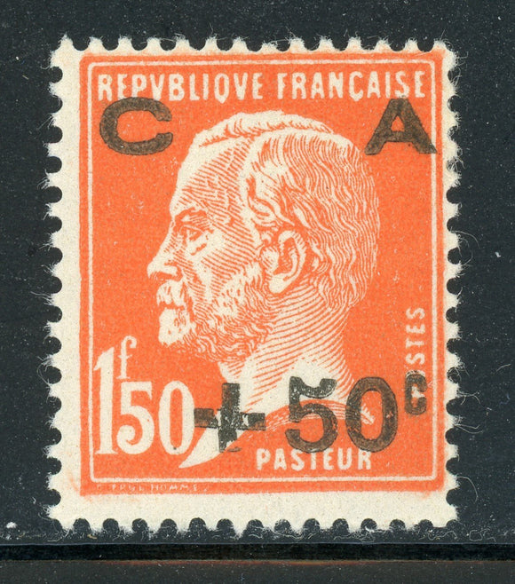 FRANCE Semi-Postal MNH: Scott #B26 1.50Fr+50c Orange (1927) #2 CV$37+