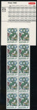 Denmark Note after Scott #1150 MNH BOOKLET COMPLETE Harbingers of Spring CV$16+
