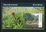 Denmark Note after Scott #1406 MNH BOOKLET COMPLETE Allotment Gardens CV$24+