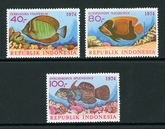 Indonesia Scott #926-928 MNH Fish FAUNA CV$12+