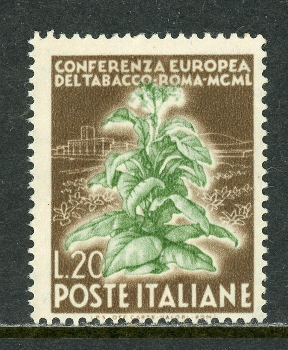 Italy Scott #545 MNH Tobacco Plant FLORA CV$2+