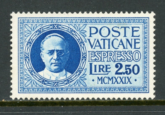 Vatican Scott #E2 MH Pope Pius XI CV$17+ ISH-1