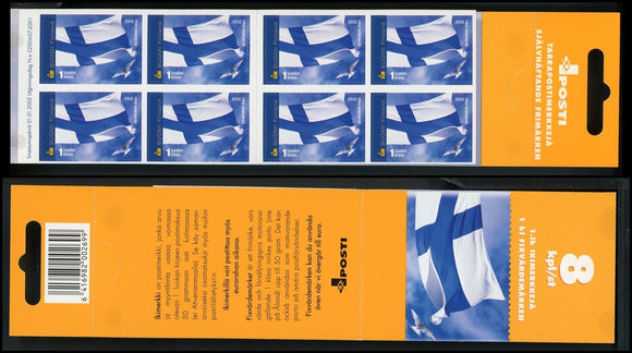 Finland Scott #1166a SA BOOKLET Flag and Bird CV$25+
