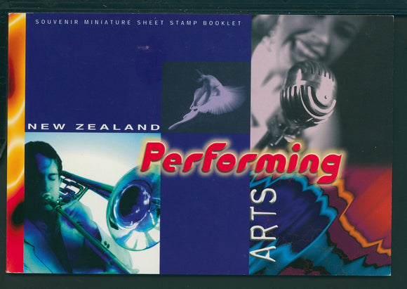 New Zealand Scott #1481b MNH PRESTIGE BOOKLET BKLT Performing Arts CV$22+
