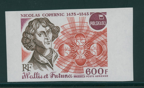 Wallis & Futuna Scott #C173 IMPERF MNH Nicolas Copernicus Polska '93 $$