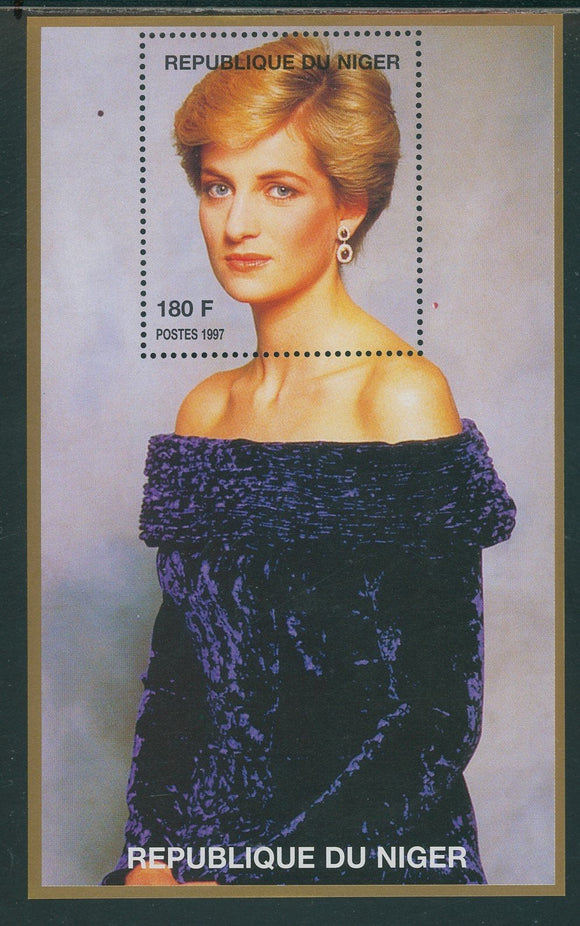 Niger OS #34 MNH S/S In Memoriam Princess Diana 1961-1997 $$