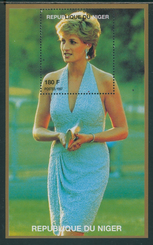 Niger OS #35 MNH S/S In Memoriam Princess Diana 1961-1997 $$