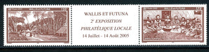 Wallis & Futuna Scott #606 MNH PAIR w/LABEL Historical Images of Wallis CV$7+