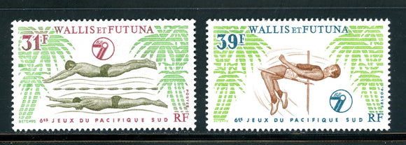 Wallis & Futuna Scott #238-239 MNH 6th South Pacific Games CV$4+