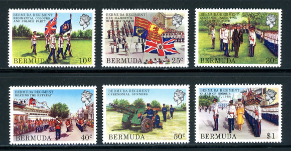 Bermuda Scott #423-428 MNH Bermuda Regiment CV$9+