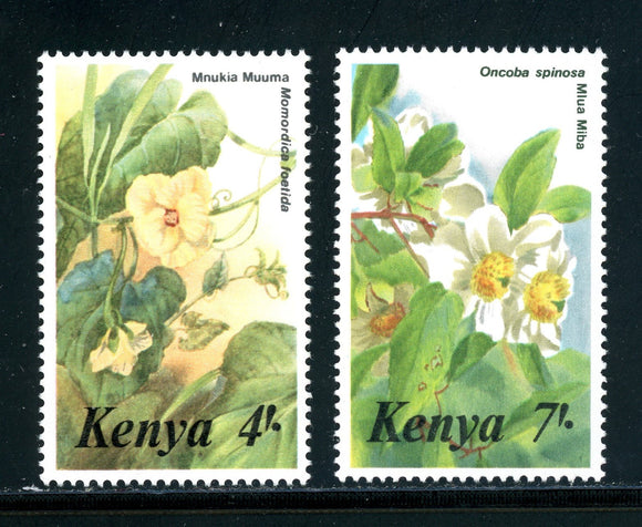 Kenya Scott #353-354 MNH Flowers FLORA CV$7+ ISH-1