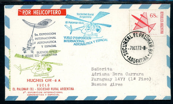 Argentina Scott #C110 COVER Int'l Aeronautic and Space Exposition $$ 378199