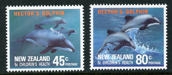 New Zealand Scott #B139-B140 MNH Hector's Dolphin FAUNA CV$2+ 378331
