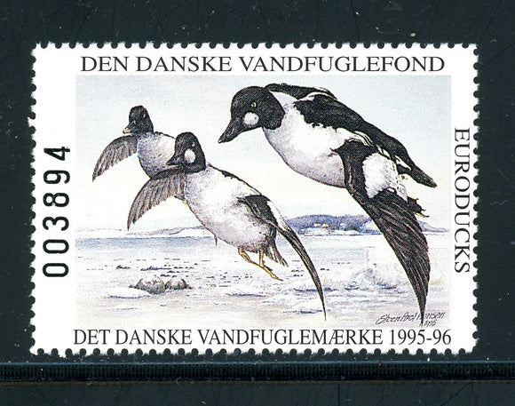 Denmark OS #84 MNH 1995-1996 25kr. Ducks Stamp $$ 381032