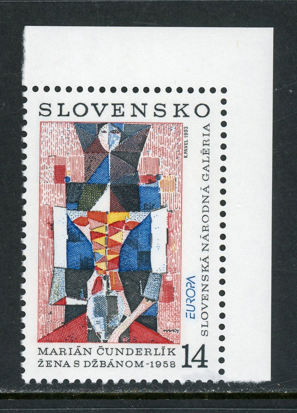Slovakia Scott #166 MNH Europa 1993 Art CV$5+ 382864 ish-1