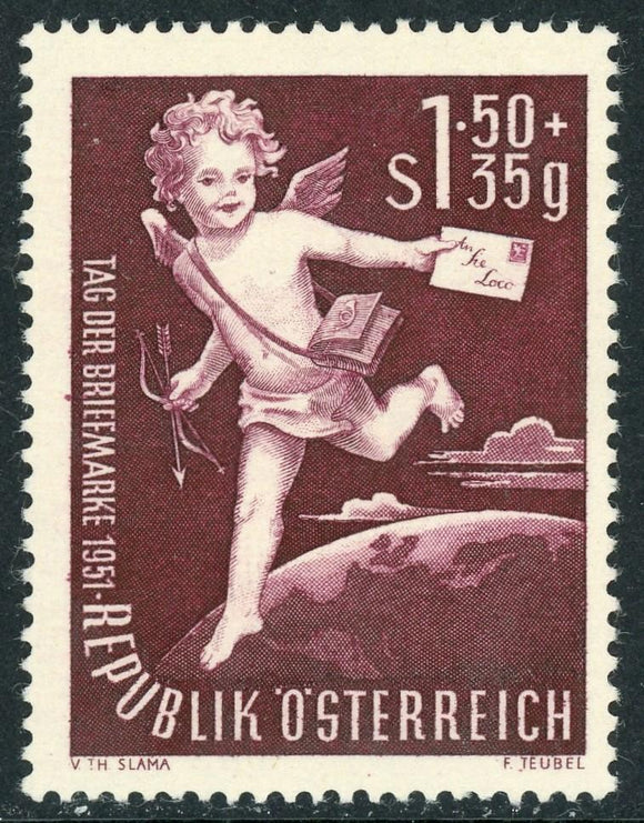 Austria Scott #B278 MNH Stamp Day 1952 CV$17+ 383044 ish-1