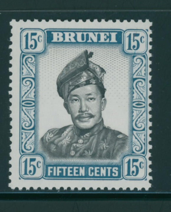 Brunei Scott #109a MNH Sultan 15c WMK 314 $$ 384061