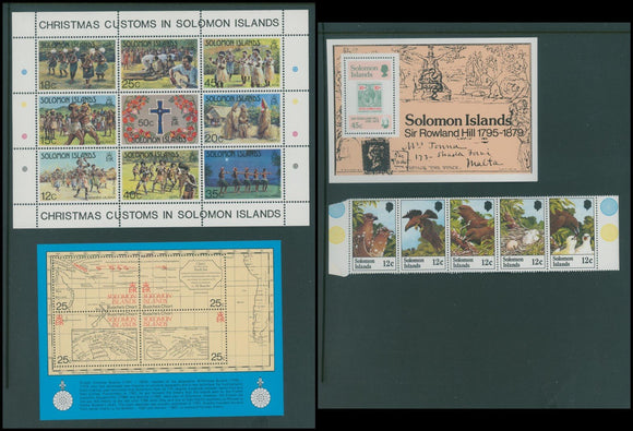 Solomon Islands Scott #384//510a MNH Souvenir Sheets 1979-'83 CV$8+ 384389