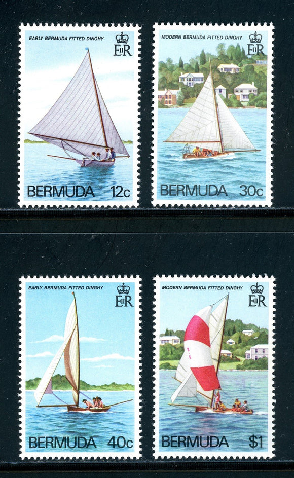 Bermuda Scott #437-440 MNH Boats CV$4+ 384697