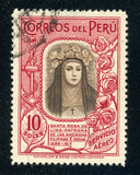 PERU Used: Scott #C39 10S Santa Rosa de Lima Patron Saint CV$110+