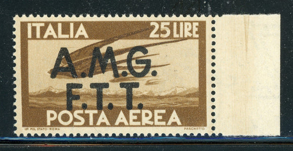 AMG-FTT Trieste MNH: Scott #C5 25L Brown #1 CV$27+