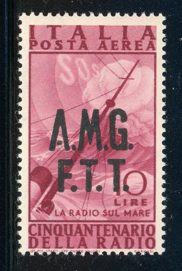 AMG-FTT Trieste MNH: Scott #C8 10L Radio Issue (1947) #1 CV$2+
