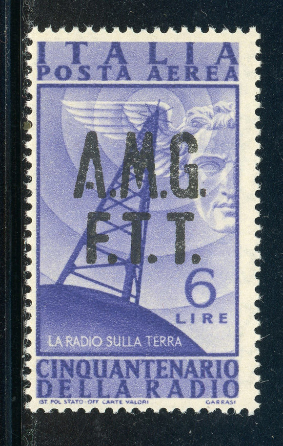 AMG-FTT Trieste MNH: Scott #C7 6L Radio Issue (1947) #2 CV$2+