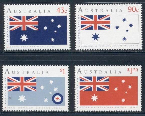 Australia Scott #1199-1202 MNH Flags CV$7+ 392424
