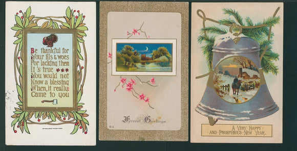 Postcards ASSORTMENT of ANTIQUE Greeting Cards $$ 395819