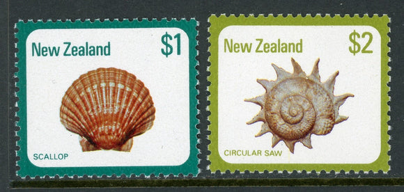 New Zealand Scott #696-697 MNH Shells FAUNA CV$3+ 396319