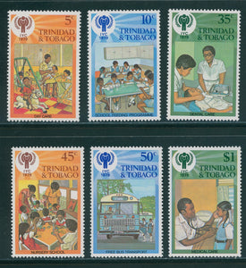 Trinidad & Tobago Scott #302-307 MNH Int'l Year of the Child IYC $$ 406646