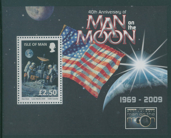 Isle of Man Scott #1318 MNH S/S First Man on the Moon 40th ANN CV$6+ 408680