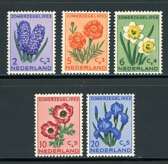 Netherlands Scott #B249-B253 MNH Flowers FLORA CV$16+ 409925 ISH