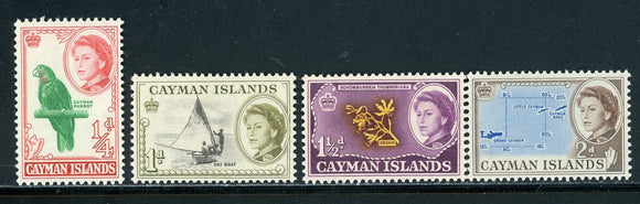 Cayman Islands Scott #153-156 MNH 1962 Definitives CV$7+ 410147 ISH