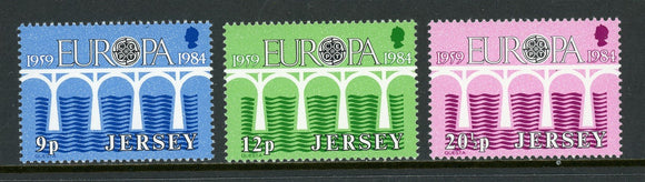 Jersey Scott #326-328 MNH Europa 1984 $$ 414437