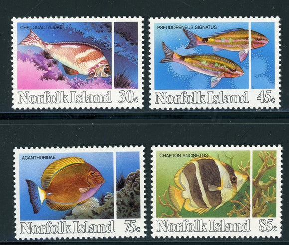 Norfolk Island Scott #339-342 MNH Reef Fish FAUNA CV$3+ 417216