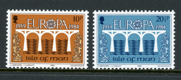 Isle of Man Scott #260-261 MNH Europa 1984 $$ 417263