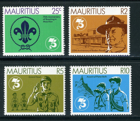 Mauritius Scott #540-543 MNH Scouting Year CV$4+ 417451