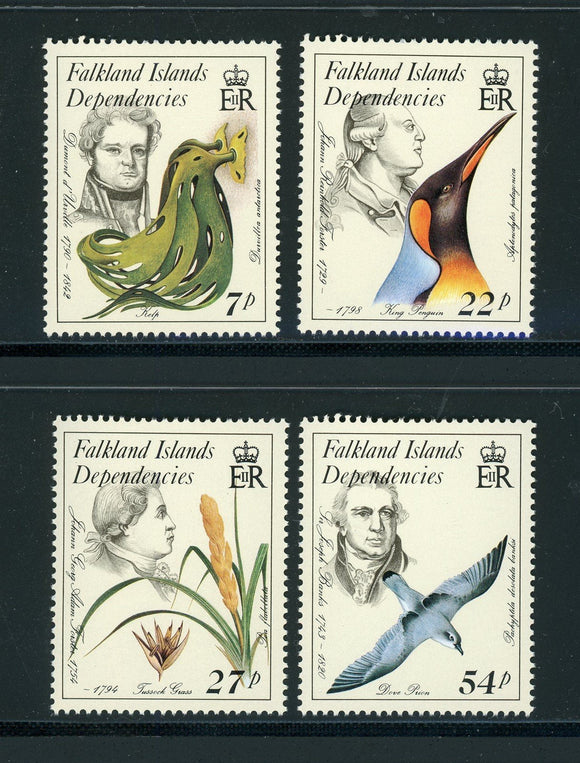 Falkland Islands Scott #1L97-1L100 MNH Naturalists Flora Fauna CV$8+ 417527