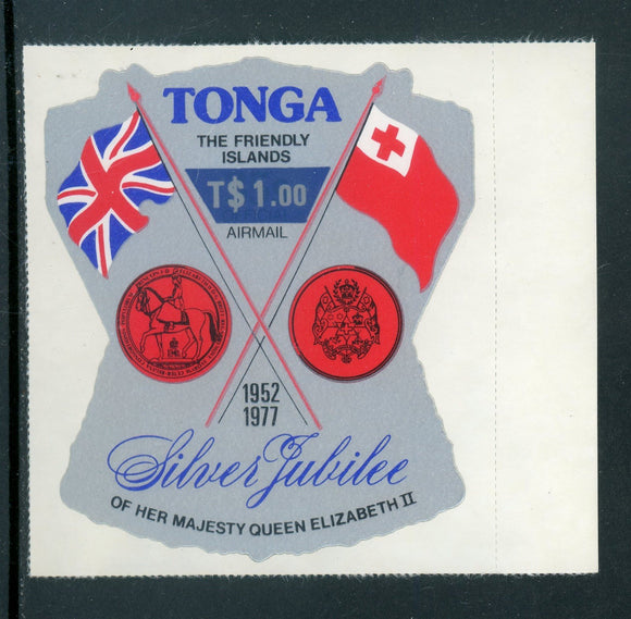 Tonga Scott #C238 SA SCHG on Queen Elizabeth II Silver Jubilee CV$9+ 417709