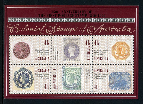 Australia Scott #1180g MNH S/S Colonial Stamps of Australia CV$5+ 420547